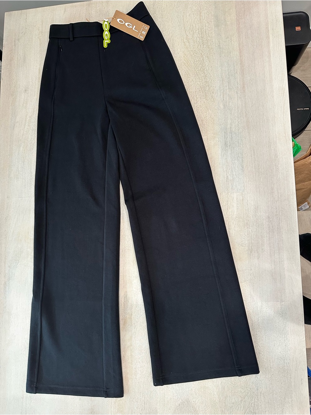 NEW - OGL Black Wide-Leg Women's Pants